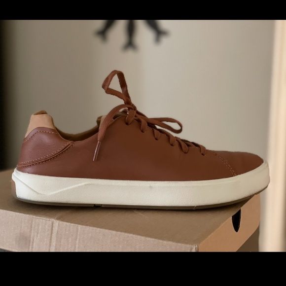 OluKai, Lae‘ahi Lī ‘Ili, Men’s Waterproof Leather Sneakers, size 7 - Picture 4 of 4